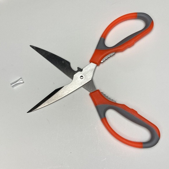 5 Pairs Of All Purpose Nutcracker Scissors Ultra Sharp Stainless Steel Kitchen - Picture 2 of 9